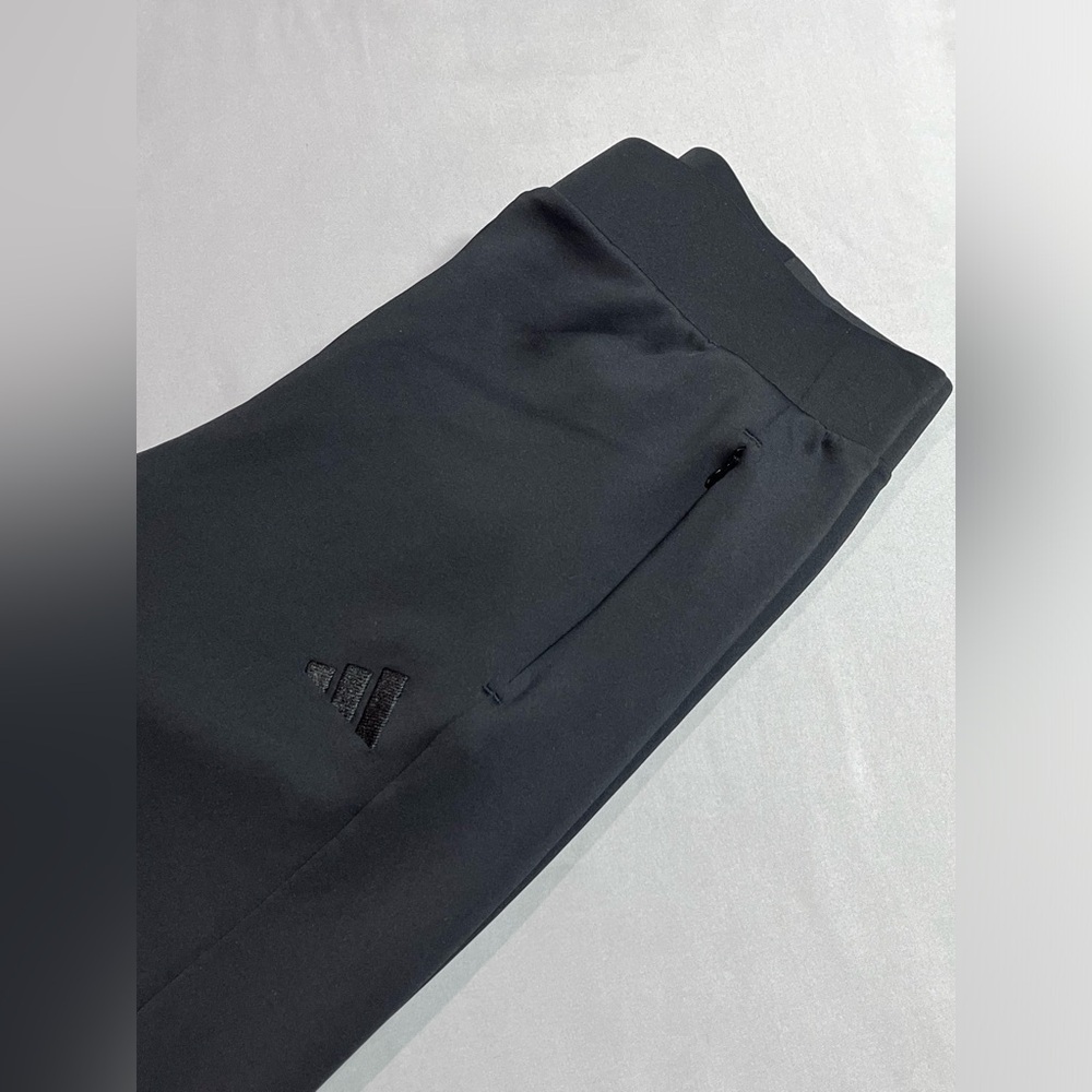 adidas Black Wide-Leg Women's Track Pants - Picture 4 of 5